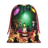 Halloween Party Print Reusable Drawstring Gift Bags view 1