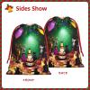 Halloween Party Print Reusable Drawstring Gift Bags view 3