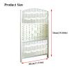 Woven Folding Room Divider, White, 4/5/6 Panels, Freestanding, 50 x 30 cm, 5-Piece view 2