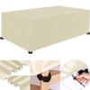 XUEQXUE Waterproof Garden Furniture Cover, 90 x 140 x 90 cm, Beige view 3