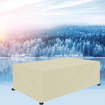 XUEQXUE Waterproof Outdoor Furniture Cover 240 x 380 x 240 cm, Beige