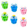 Happyyami Miniature Frog Figurines with Crowns, 6-Piece Resin Set view 1