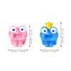 Happyyami Miniature Frog Figurines with Crowns, 6-Piece Resin Set view 2