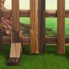 Toddmomy 3-Piece Wooden Fence Base, Weather-Resistant Garden Fence Support view 3
