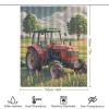 BTCOWZRV Tractor Winter Shower Curtain Set, Waterproof Fabric, 152 x 183 cm view 2