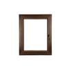 ALUCON 500 x 900 mm uPVC Casement Window, 50 x 90 cm, Interior/Exterior Walnut, DIN Left-Handed view 1