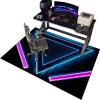 EYKWKB 120 x 180 cm Gaming Chair Mat for Hard Floors, Scratch-Resistant and Non-Slip view 1