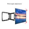 DRFGNF TV Wall Mount for 32–75-inch TVs, Four-Arm, Tilting and Swiveling, up to 400 x 400 mm view 2