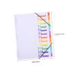 A4 Accordion File Organizer with 12 Sections, White view 2