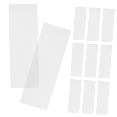 OKUMEYR 100-Piece Glass Microscope Slides for Laboratory Use