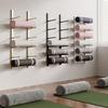 Metal Yoga Mat Wall Rack for Foam Rollers and Exercise Mats view 3