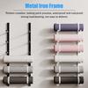 Metal Yoga Mat Wall Rack for Foam Rollers and Exercise Mats view 4