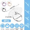 Ymapinc 4-Pack 360° Rotating Adhesive Phone Ring Holders, Rhinestone Ring Grips for Smartphones and Tablets view 2