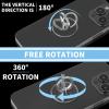 Ymapinc 4-Pack 360° Rotating Adhesive Phone Ring Holders, Rhinestone Ring Grips for Smartphones and Tablets view 3