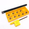 S06K-SCLCR06, S06K, S07K, S08K, S10K, S12M, SCLCL06 95° Spiral Turning Tool Holder Boring Bar + 10 CCMT060204 Carbide Inserts (No Holder, CCMT060204 VP15TF) view 4