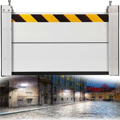 Reusable Flood Barrier for Doors, Garages, Driveways, and Streets, 1,300 × 40 cm