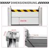 Reusable Flood Barrier for Doors, Garages, Driveways, and Streets, 1,300 × 40 cm view 2