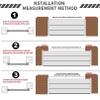 Reusable Flood Barrier for Doors, Garages, Driveways, and Streets, 1,300 × 40 cm view 4