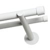 Voppi White Steel Double Curtain Rod, 19 mm, 420 cm view 1