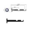 Voppi White Steel Double Curtain Rod, 19 mm, 420 cm view 4