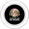 I'm Small But I Have Big Dreams French Bulldog PopSockets PopGrip for MagSafe view 2