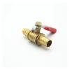 BYLSAGWHT 10 mm Hose Barb x 10 mm Hose Barb Two-Way Brass Ball Valve for Oil, Water, and Air view 2