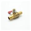 BYLSAGWHT 10 mm Hose Barb x 10 mm Hose Barb Two-Way Brass Ball Valve for Oil, Water, and Air view 3