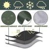 nvdsivee Waterproof Round Patio Table Cover, 420D Oxford Fabric, Green, 140 x 80 cm view 4