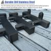 Balustrade Posts for Corner Railings, 100-Pack, 145 cm, Premium Black view 4