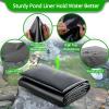 7 x 8 m Black Pond Liner, Tear-Resistant, Flexible, for Gardens, Pools, Fish Ponds, Fountains, Water Gardens and Waterfalls view 3
