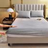 JIANINGHOME Flannel Fitted Sheet 100 x 200 cm, Warm Plush Winter Sheet with Cashmere Touch for Box Spring Beds view 2