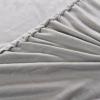 JIANINGHOME Flannel Fitted Sheet 100 x 200 cm, Warm Plush Winter Sheet with Cashmere Touch for Box Spring Beds view 4
