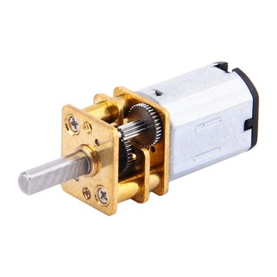 Cocoarm 12V N20 DC Gear Motor, 300 RPM, Metal Gears, D-Type Output Shaft