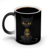 Ankh and Hieroglyphs Egyptian Cat Color-Changing Mug view 1