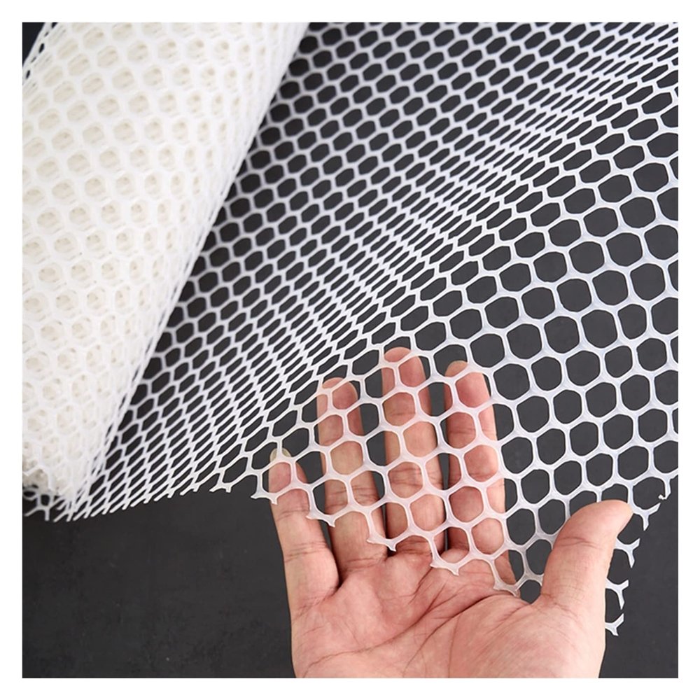 GENSNRY White Plastic Hexagonal Poultry Netting, 0.5 x 25 m