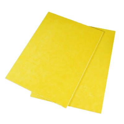 2-Piece Yellow 3240 Fiberglass Epoxy Insulation Sheet, High-Temperature Resistant, 0.54 mm Thick, 100300 mm Wide (300 x 300 x 4 mm)