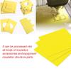 2-Piece Yellow 3240 Fiberglass Epoxy Insulation Sheet, High-Temperature Resistant, 0.54 mm Thick, 100300 mm Wide (300 x 300 x 4 mm) view 3