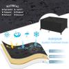 XUEQXUE Garden Furniture Cover 330 x 340 x 330 cm, Waterproof, UV-Resistant, Dustproof, Winterproof, Ivory view 4