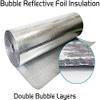 DUBTEDHOU Bubble Foil Insulation Roll, Radiator Reflector Foil, 1 x 10 m (39 in x 23 ft) view 2