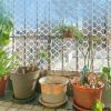 GENSNRY Hexagonal Plastic Roll Fence Netting for Poultry, Railings and Balconies, White, 0.5 x 30 m view 2