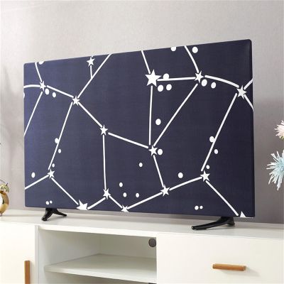 Hixingo TV Dust Cover, Universal TV Protection Cover for Desktop, Wall-Mounted and Curved TVs, 65-Inch Star