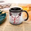 Weightlifting Lobster for Bodybuilders, Funny Color-Changing Coffee Mug, Heat-Sensitive Ceramic Mug with Handle, 312 ml view 3