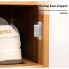 Modern Freestanding Bamboo-Rattan Shoe Cabinet, 43 x 32 x 170 cm view 4