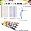 Paint by Numbers for Adults, XXL Canvas 80 x 40 cm, DIY Painting Kit view 2