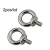 GddOGUK Eye Bolts, 2-Pack, 304 Stainless Steel, M5–M12 view 2