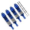 Metal Front and Rear Shock Upgrade Parts for Traxxas Slash 4X4, Slash VXL 2WD, Rustler, Stampede and Hoss 1/10 RC Cars, Blue view 2