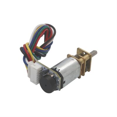 JOXLOVER N20 Micro Encoder Geared DC Motor, 6 V, 300 RPM