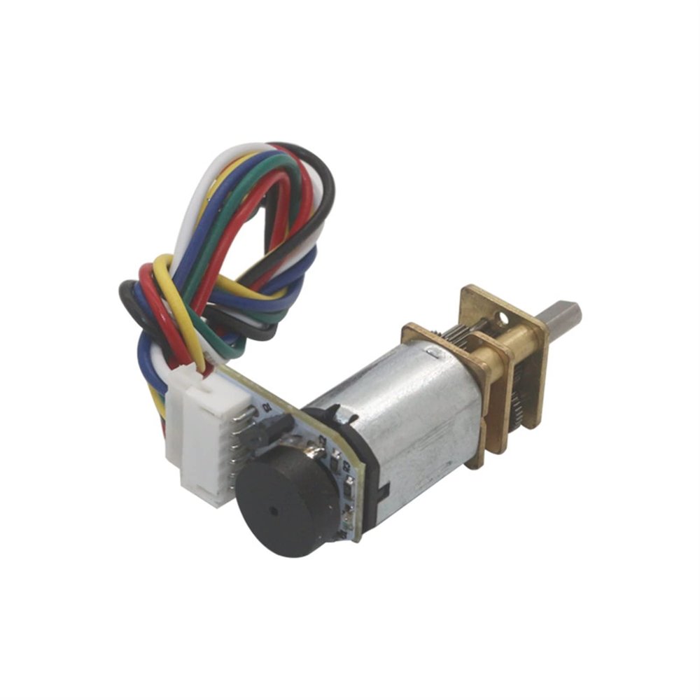 JOXLOVER N20 Micro Encoder Geared DC Motor, 6 V, 300 RPM