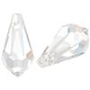 Beebeecraft 40-Piece Clear Faceted Glass Teardrop Charms view 1