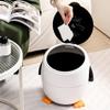 AMOYER Trash Can, Countertop Trash Can, Small Wastebasket for Home, Kitchen, Office, and Nursery view 2